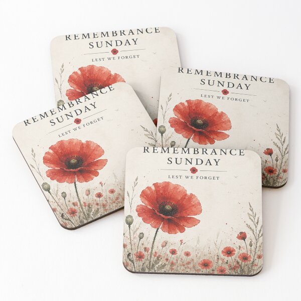 Item preview, Remembrance Sunday Red Poppy – Lest We Forget designed and sold by TeikunShop.