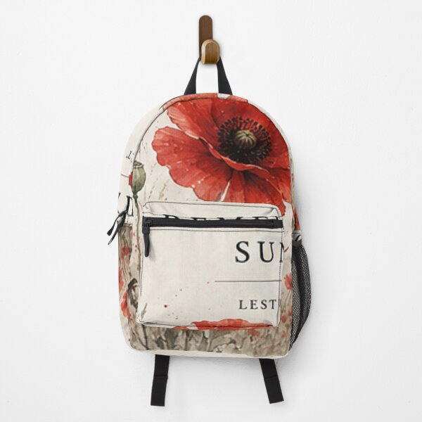 Item preview, Remembrance Sunday Red Poppy – Lest We Forget designed and sold by TeikunShop.