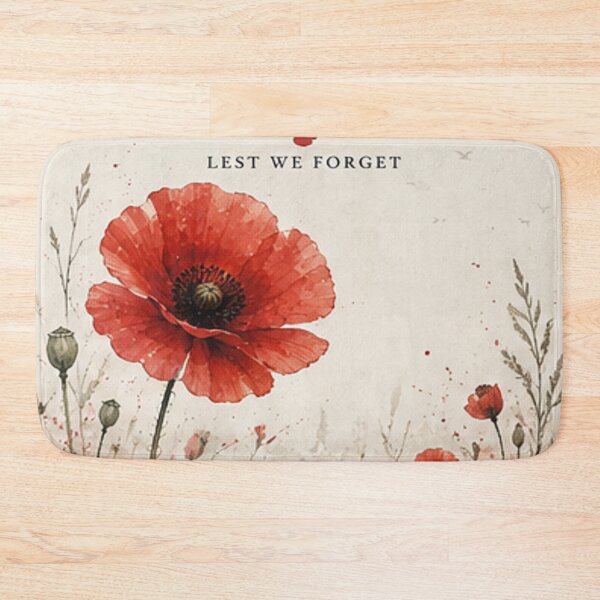 Item preview, Remembrance Sunday Red Poppy – Lest We Forget designed and sold by TeikunShop.