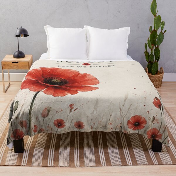 Item preview, Remembrance Sunday Red Poppy – Lest We Forget designed and sold by TeikunShop.