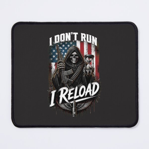 Item preview, I Don't Run I Reload Patriotic Gun Zipper Design designed and sold by flankaocau.