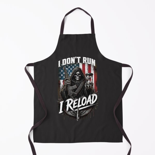 Item preview, I Don't Run I Reload Patriotic Gun Zipper Design designed and sold by flankaocau.