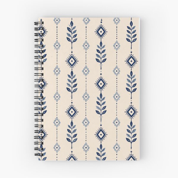 Item preview, Blue Botanical & Geometric Vintage Pattern designed and sold by Punch-E415.