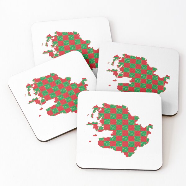 Item preview, County Mayo Checkerboard Flag designed and sold by randleharoldss.
