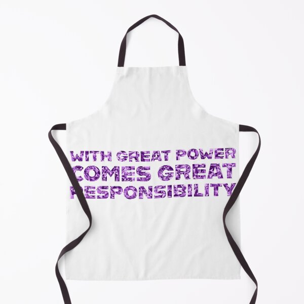 Item preview, "With Great Power Comes Great Responsibilty" Inspirational Quote Purple Triangular Mosaic Design designed and sold by DymondDesigns.