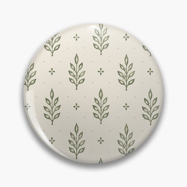 Item preview, Botanical Sage Green Floral Pattern designed and sold by Punch-E415.