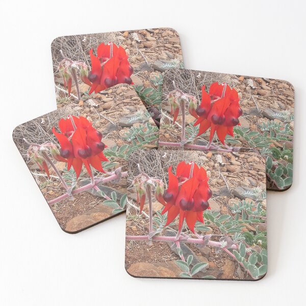 Item preview, Pilbara Desert Peas  designed and sold by cassinki.
