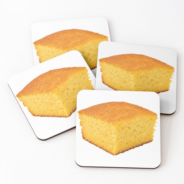 Item preview, Golden Cornbread Slice With Crumb designed and sold by PriyankaSonara.