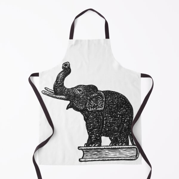Item preview, "Elephant on a Book" (or "Elephant on Book Sketch") designed and sold by The Ravens Ballad.