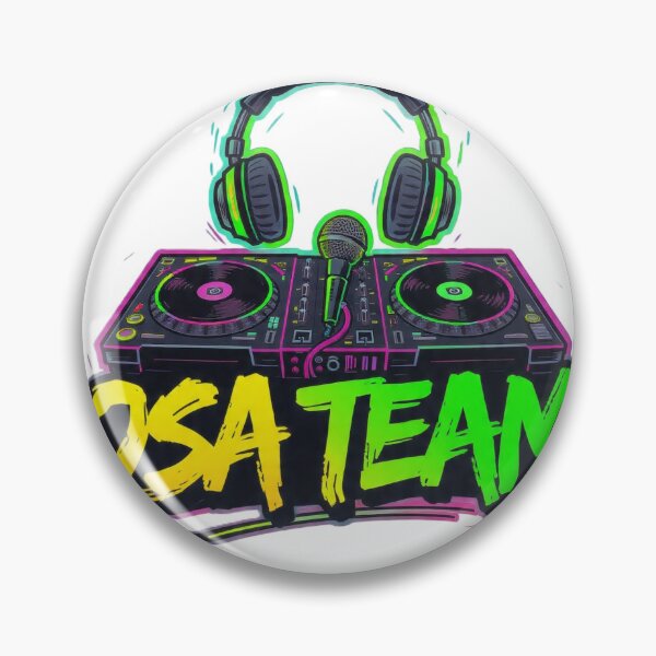 Item preview, OSA TEAM Neon DJ Graffiti Logo designed and sold by OSA-TEAM.