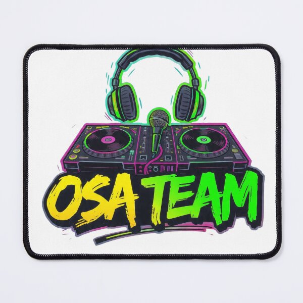 Item preview, OSA TEAM Neon DJ Graffiti Logo designed and sold by OSA-TEAM.