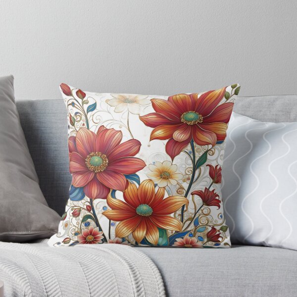 Item preview, Colorful Garden Floral Pattern designed and sold by Beyond The Canvas.