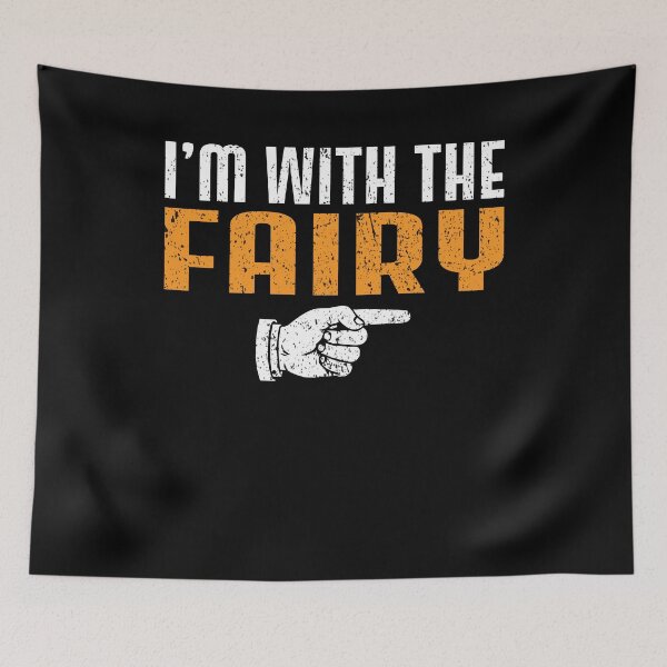 Item preview, I'm With The FAIRY Matching Couple Halloween designed and sold by mdmahabubur.