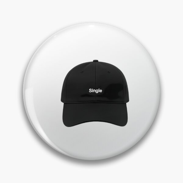 Item preview, Black Men Hat with White "Single" Text designed and sold by Bondingbonding.