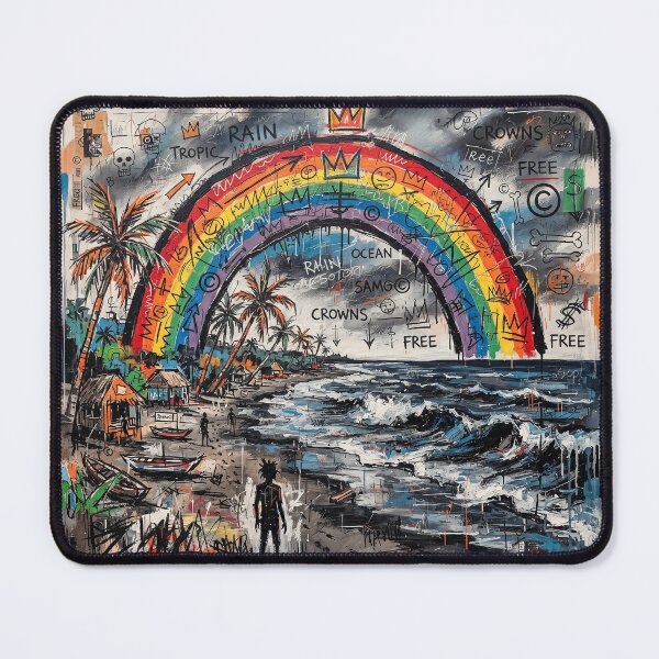 Item preview, Rainbow On A Tropical Beach designed and sold by Home Decor Art.