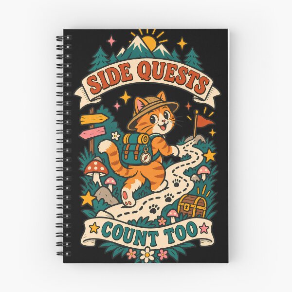 Item preview, ide Quests Count Too Funny ADHD Cat Adventure designed and sold by Tharaazu.