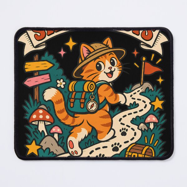 Item preview, ide Quests Count Too Funny ADHD Cat Adventure designed and sold by Tharaazu.