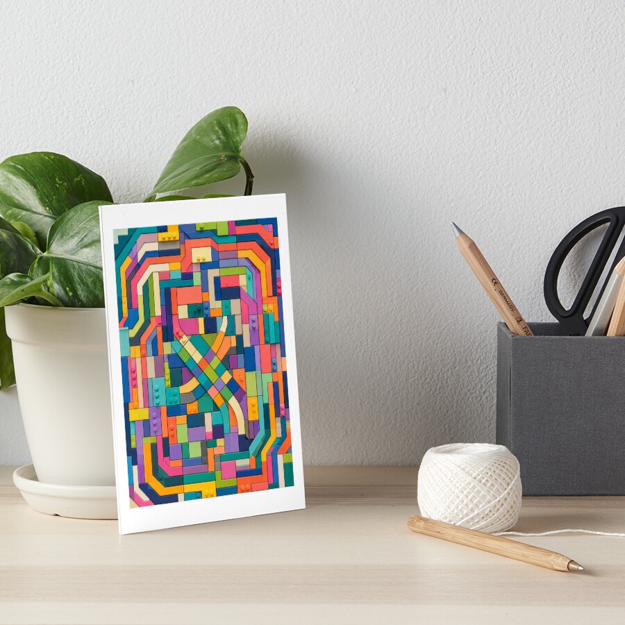 Item preview, Art Board Print designed and sold by abstractengine.