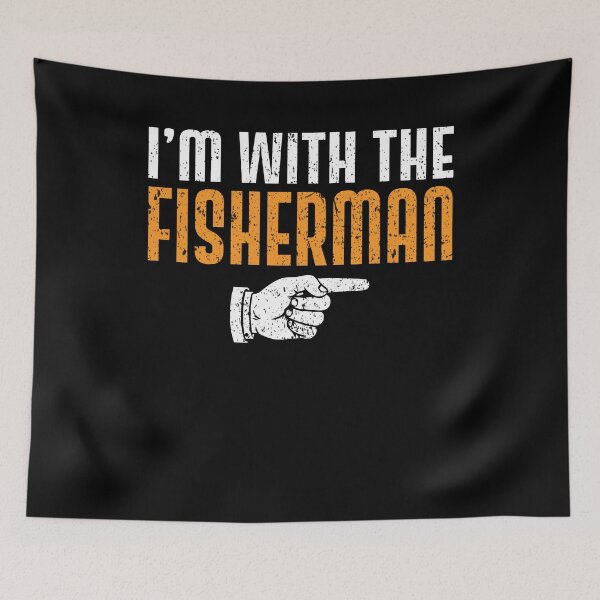 Item preview, I'm With The FISHERMAN Matching Couple Halloween designed and sold by mdmahabubur.
