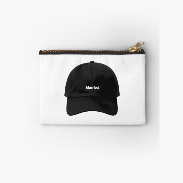 Item preview, Black Dad Hat with White "Married" Text designed and sold by Bondingbonding.