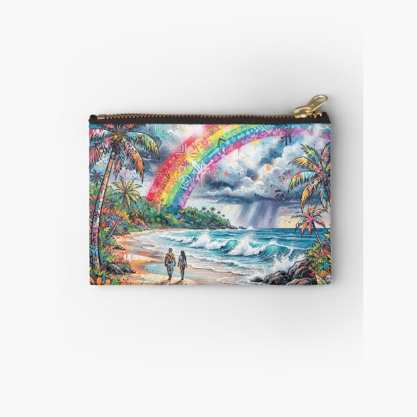 Item preview, Rainbow On A Tropical Beach designed and sold by Home Decor Art.