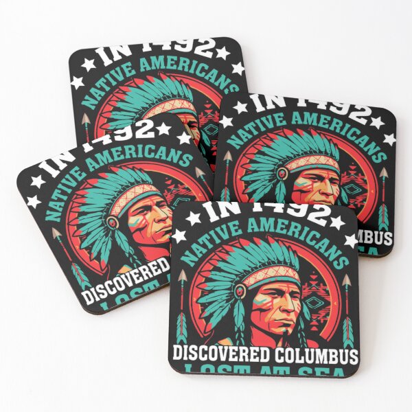 Item preview, In 1492 Native Americans Discovered Columbus Lost designed and sold by denkorea.