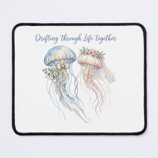 Item preview, Jellyfish Wedding Couple designed and sold by Roy & Tiffany.