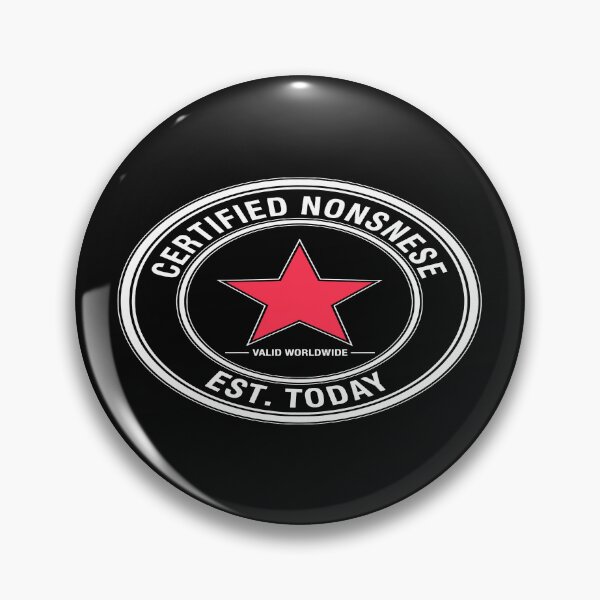 Item preview, Certified Nonsnes — Voluntary Misspelling Edition designed and sold by Art&Fun.