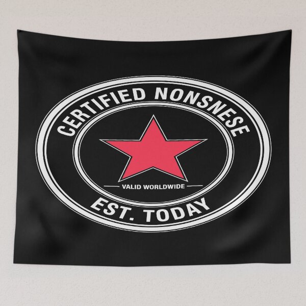 Item preview, Certified Nonsnes — Voluntary Misspelling Edition designed and sold by Art&Fun.