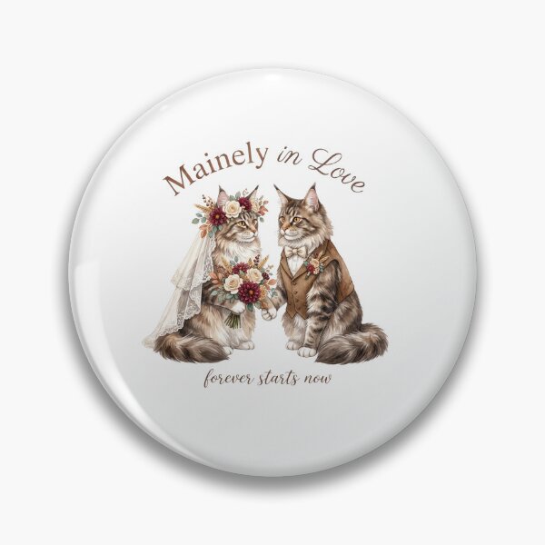 Item preview, Maine Coon Wedding designed and sold by Roy & Tiffany.