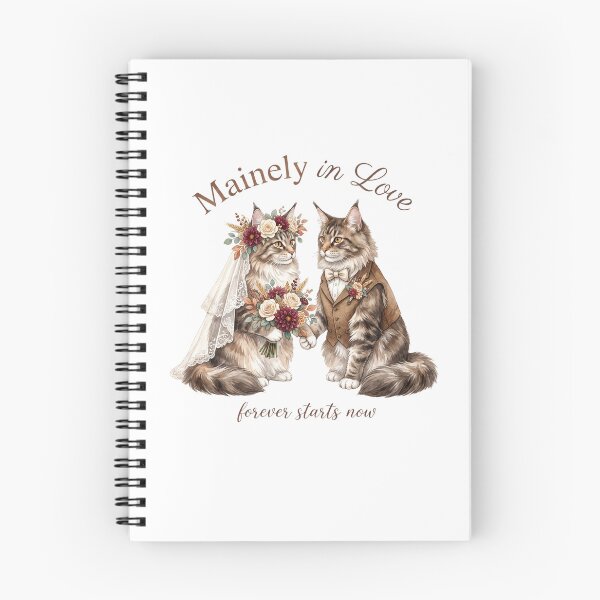 Item preview, Maine Coon Wedding designed and sold by Roy & Tiffany.