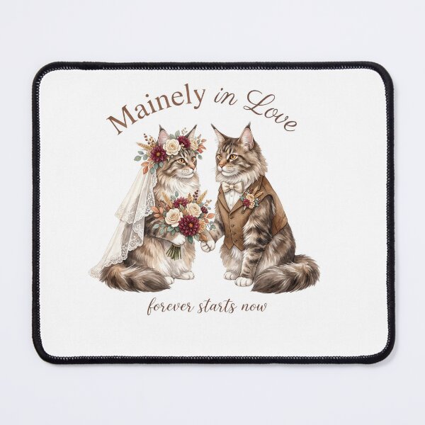 Item preview, Maine Coon Wedding designed and sold by Roy & Tiffany.