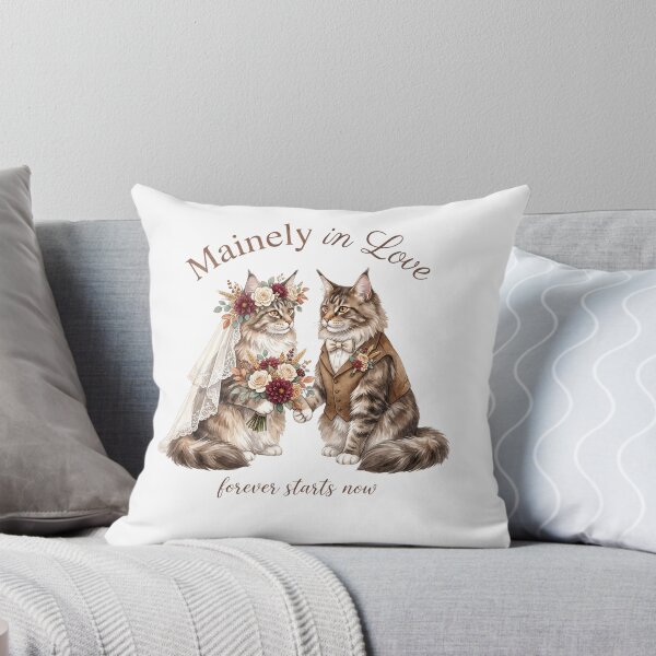 Item preview, Maine Coon Wedding designed and sold by Roy & Tiffany.