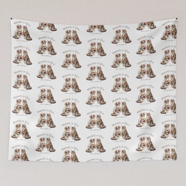 Item preview, Maine Coon Wedding designed and sold by Roy & Tiffany.