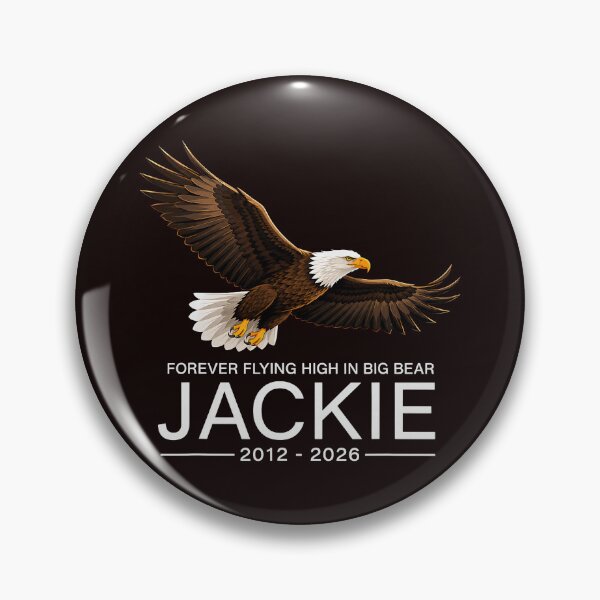 Item preview, Jackie Eagle Memorial Forever Flying High designed and sold by cosettacir6382.