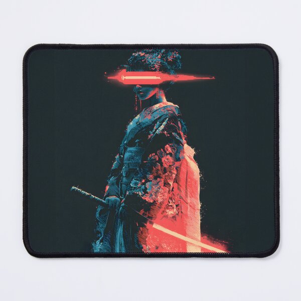 Item preview, Cyberpunk Japanese Ninja Geisha Samurai Neon Girl designed and sold by GrinGalore.