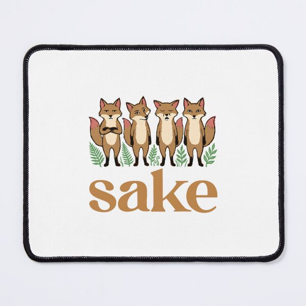 Item preview, For Fox Sake Four Foxes Funny Woodland Animal Humor designed and sold by ImeldaSparks.