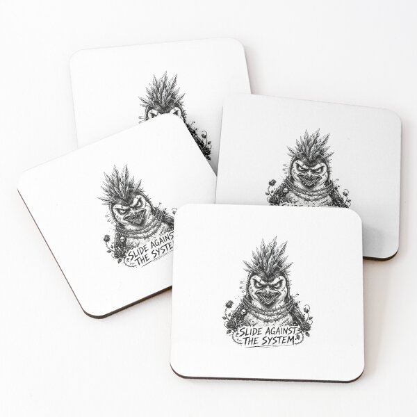 Item preview, Punk Penguin Slide Against System Art designed and sold by puzzell.