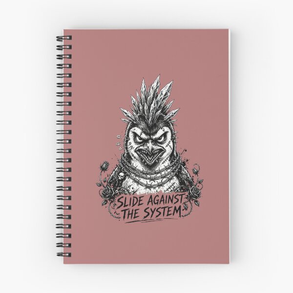 Item preview, Punk Penguin Slide Against System Art designed and sold by puzzell.