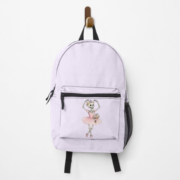Item preview, Funny Skeleton Ballerina with Flowers – Dancing Bones designed and sold by SweetLilith.