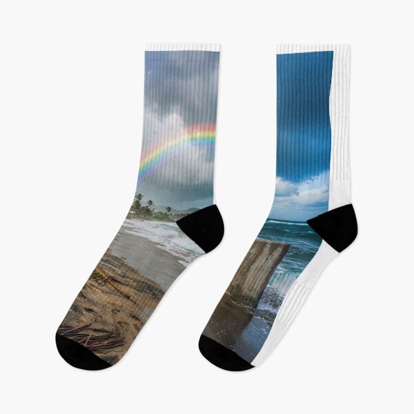 Item preview, Rainbow On A Tropical Beach designed and sold by Home Decor Art.