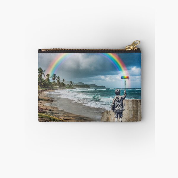 Item preview, Rainbow On A Tropical Beach designed and sold by Home Decor Art.