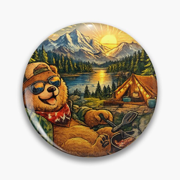 Item preview, Let’s Make Breakfast Vintage Camping Bear Design designed and sold by lovepower.