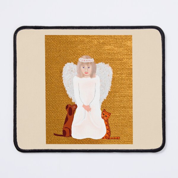 Item preview, Angel with Pets designed and sold by Elaine M Hayward .