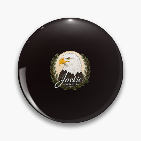 Item preview, Jackie Bald Eagle 2012 2026 Memorial Tribute  designed and sold by ImeldaSparks.