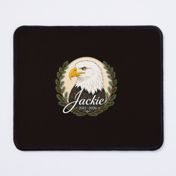 Item preview, Jackie Bald Eagle 2012 2026 Memorial Tribute designed and sold by ImeldaSparks.