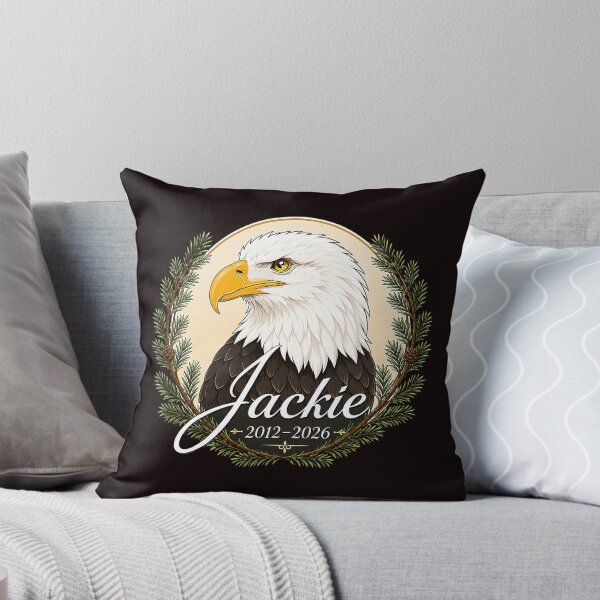 Item preview, Jackie Bald Eagle 2012 2026 Memorial Tribute  designed and sold by ImeldaSparks.
