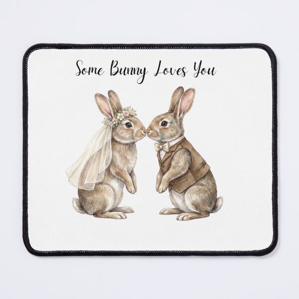 Item preview, Bunny Wedding Couple designed and sold by Roy & Tiffany.