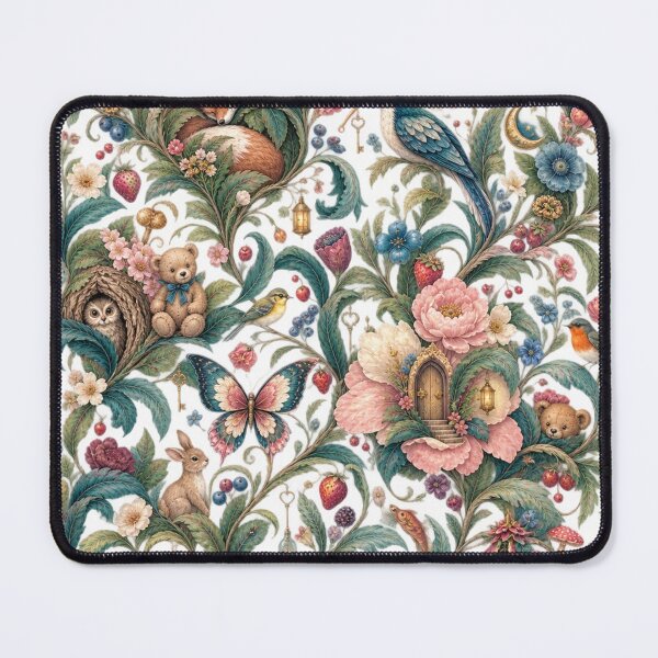 Item preview, Secret Living Garden – Whimsical Botanical Hidden World Pattern designed and sold by Williams Anderson.