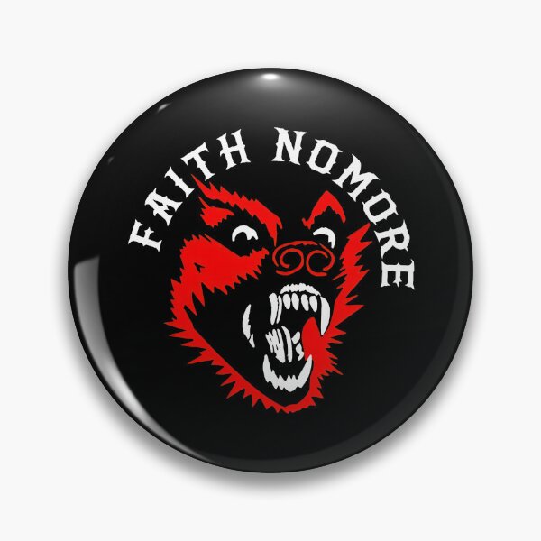 Artikelvorschau, Faith No More Snarling Wolf Red Art -86 entworfen und verkauft von CuteBots.